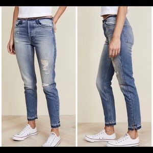 FRAME rigid release original raw jeans